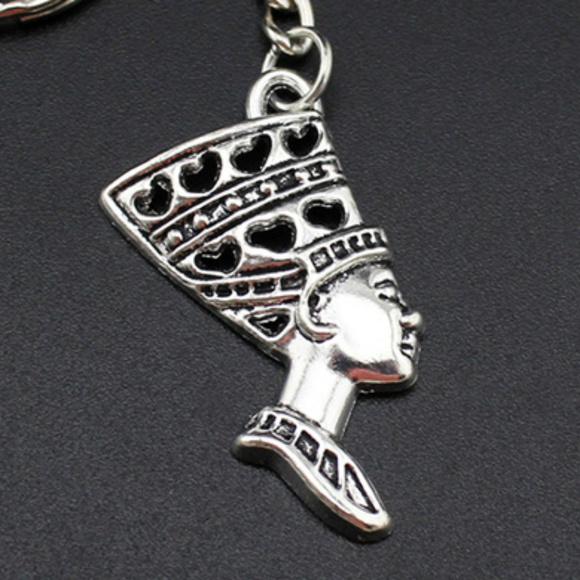 New Egyptian African Queen Nefertiti Key Chain - Picture 2 of 2